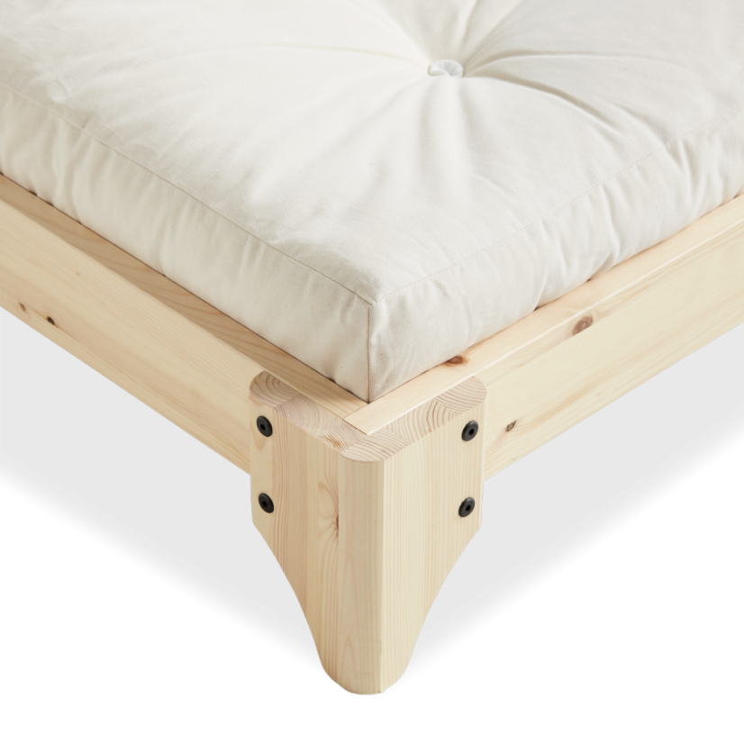 ELAN BED natural pine (posteľ z borovice) - Farba: karup natural, rozmer: 140*200 cm