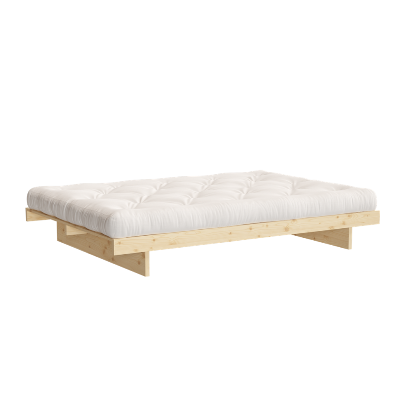KANSO BED natural pine (posteľ z borovice) - Farba: karup natural, rozmer: 90*200 cm