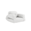 HIPPO CHAIR OUT™ - rozmer: 90x200 cm, farba futonu: white