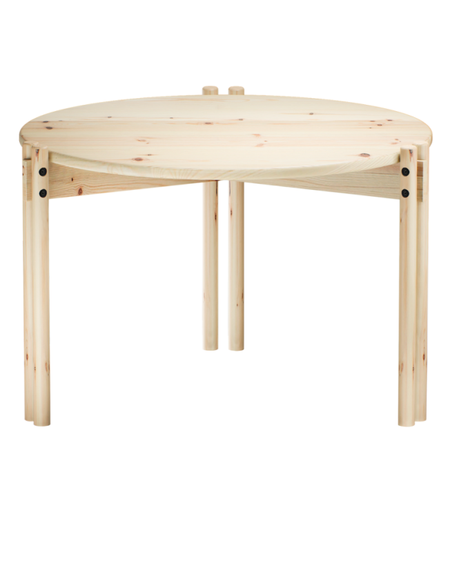 table STICKS TABLE HIGH (stolík) - rozmer: 60x40 cm, farba: natural (lak)