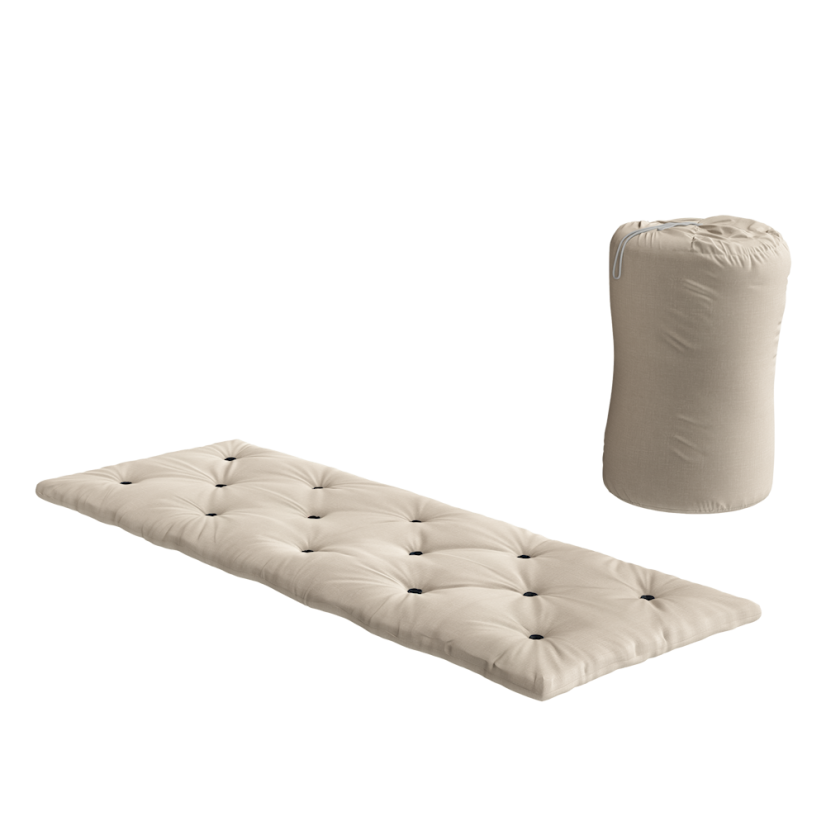 BED IN A BAG - rozmer: 70x190x5 cm, farba futonu: beige