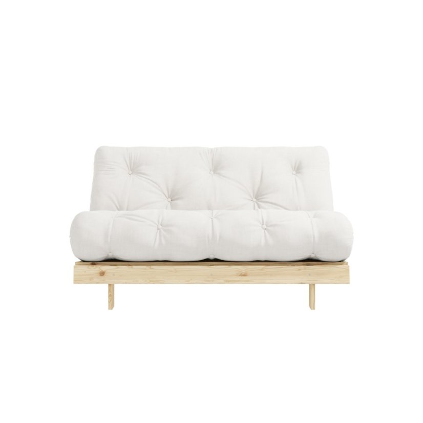 ROOT SOFA natural pine (pohovka z borovice) - Farba: karup natural, rozmer: 90*200 cm, farba futonu: natural 701