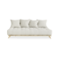 SENZA SOFA DAYBED pine (pohovka z borovice) - Farba: karup natural, farba futonu: natural 701