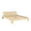 LAYERS BED HEADBOARD natural pine (posteľ z borovice) - rozmer: 180*200 cm, farba: karup natural