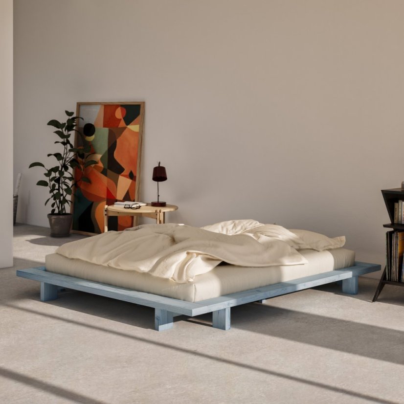 JAPAN BED natural pine (posteľ z borovice) - Farba: karup natural, rozmer: 90*200 cm