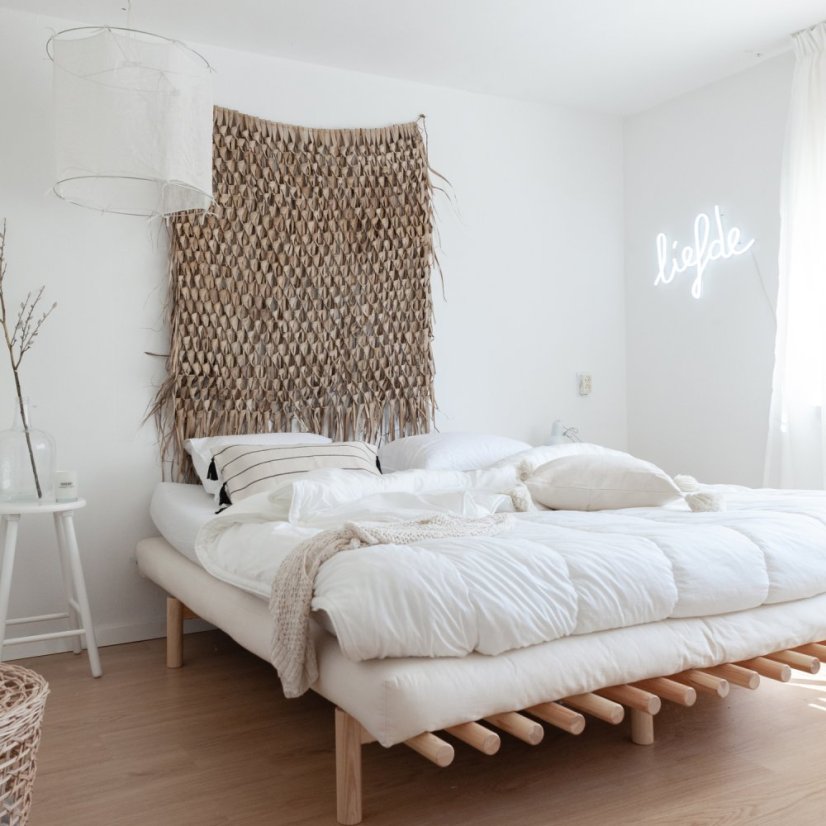 PACE BED natural pine (posteľ z borovice) - Farba: karup natural, rozmer: 140*200 cm