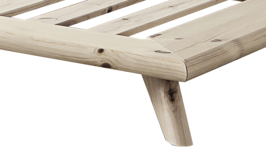 SENZA BED natural pine (posteľ z borovice) - Farba: karup natural, rozmer: 90*200 cm