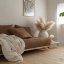 SENZA SOFA DAYBED pine (pohovka z borovice) - Farba: karup natural, farba futonu: natural 701