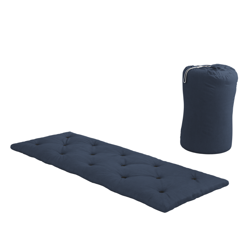 BED IN A BAG - rozmer: 70x190x5 cm, farba futonu: navy