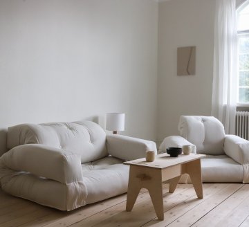 sofa HIPPO - farba futonu - grey 746