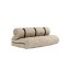 BUCKLE-UP OUT sofa - Farba: Beige - out, rozmer: 140*200 cm
