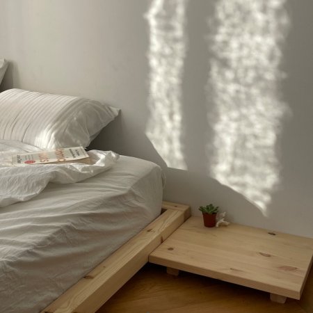 DOCK BED natural pine (posteľ z borovice) - Farba: karup natural, rozmer: 180*200 cm