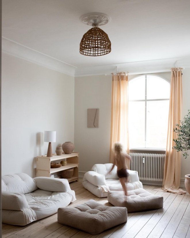 sofa HIPPO (futónová pohovka ) - rozmer: 90*200 cm, farba futonu: natural 701