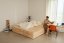 BASEMENT BED natural pine (posteľ z borovice) - rozmer: 226x242x41 cm, farba: natural (lak)