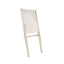 deckchair BOOGIE OUTDOOR - lehátko vonkajšie (skladacie) - rozmer: 65x88x75 cm, farba futonu: white, farba: olej (pre exteriér)