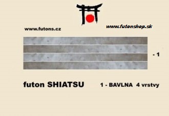 SHIATSU natural mat (podložka) - Farba: Natural, rozmer: 90*200 cm