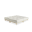 SENZA SOFA DAYBED pine (pohovka z borovice) - Farba: karup natural, farba futonu: natural 701