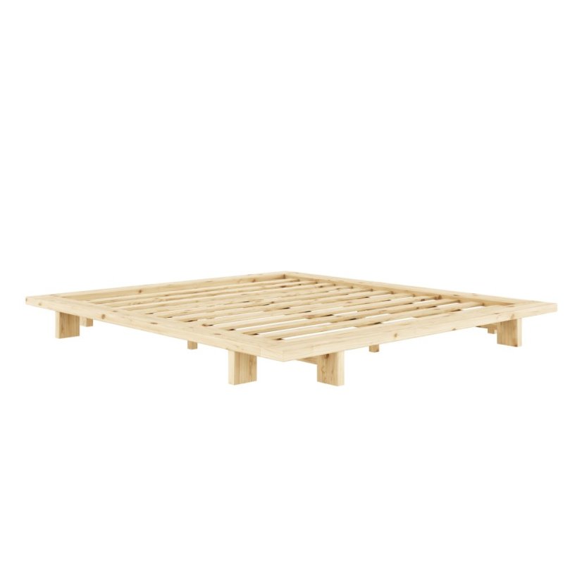 JAPAN BED natural pine (posteľ z borovice) - Farba: karup natural, rozmer: 90*200 cm