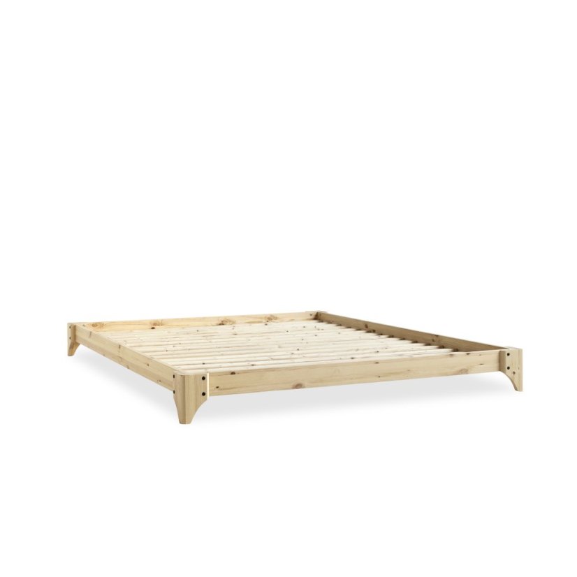 ELAN BED natural pine (posteľ z borovice) - Farba: karup natural, rozmer: 140*200 cm