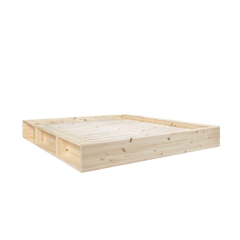 ZIGGY BED natural pine (posteľ z borovice) - Farba: karup natural, rozmer: 140*200 cm