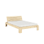 LAYERS BED HEADBOARD natural pine (posteľ z borovice) - rozmer: 160*200 cm, farba: karup natural