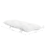 SIT AND SLEEP OUT™ - rozmer: 80x200 cm, farba futonu: white