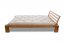 WOOD 03 natural adler bed (posteľ z jelše) - Farba: Svetle biela, rozmer: 180*200 cm