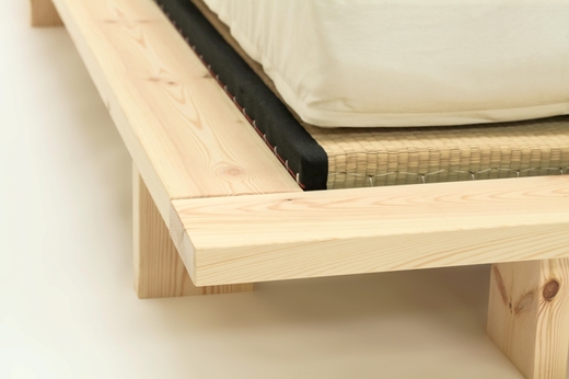 JAPAN BED natural pine (posteľ z borovice) - Farba: karup natural, rozmer: 90*200 cm