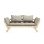 BEBOP SOFA natural pine (pohovka z borovice) - Farba: karup natural, farba futonu: linen 914