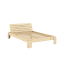 LAYERS BED HEADBOARD natural pine (posteľ z borovice) - rozmer: 160*200 cm, farba: karup natural
