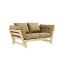 BEAT SOFA natural pine (pohovka z borovice) - Farba: karup natural, farba futonu: wheat beige 758