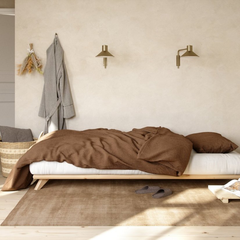 SENZA BED natural pine (posteľ z borovice) - Farba: karup natural, rozmer: 90*200 cm