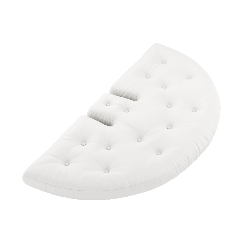NIDO OUT™ - rozmer: 95x100x70 cm, farba futonu: white