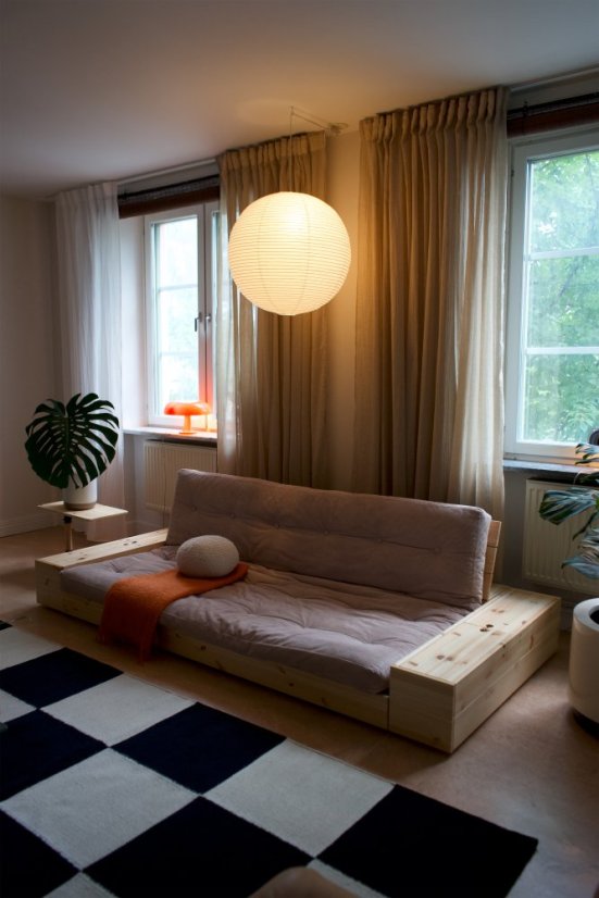 BASE SOFA natural pine (pohovka z borovice)