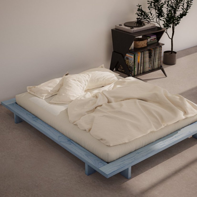 JAPAN BED natural pine (posteľ z borovice) - Farba: karup natural, rozmer: 90*200 cm