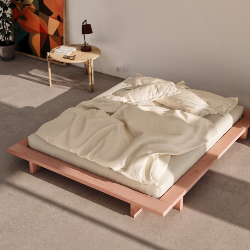 JAPAN BED natural pine (posteľ z borovice) - Farba: karup natural, rozmer: 90*200 cm