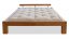 WOOD 02 natural adler bed (posteľ z jelše) - Farba: Višňa tmavá, rozmer: atyp (do poznámky zadajte rozmer)