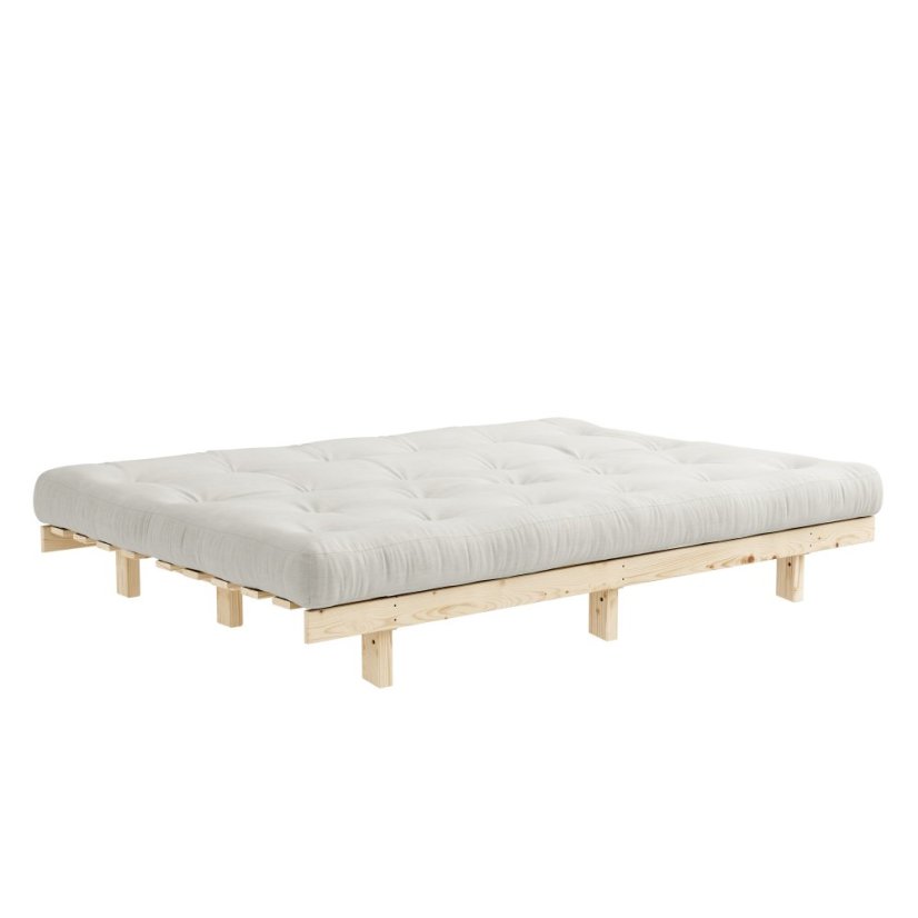 LEAN SOFA natural pine (pohovka z borovice) - Farba: karup natural, farba futonu: beige 747
