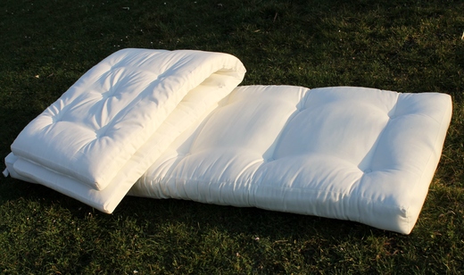 FUTON outdoor (venek) - rozmer: 70*200*5 cm, farba futonu: karup out white