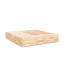 BASEMENT BED natural pine (posteľ z borovice) - rozmer: 226x242x41 cm, farba: natural (lak)