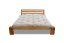 WOOD 03 natural oak bed (posteľ z duba) - Farba: Natural oak, rozmer: 90*200 cm