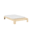 LAYERS BED BENCH natural pine (posteľ z borovice) - rozmer: 160*200 cm, farba: karup natural
