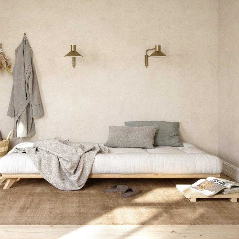 SENZA BED natural pine (posteľ z borovice) - Farba: karup natural, rozmer: 90*200 cm