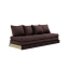 CHICO SOFA natural (prevedenie tatami) - farba futonu: brown 715