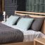 DROP HARD Double Bed (postel z buku) - rozmer: 200x180x26 cm, farba: neošetřené (bez oleja, bez laku)