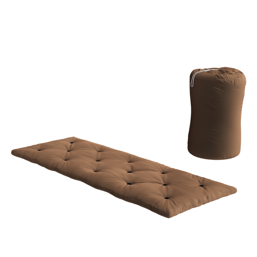 BED IN A BAG - rozmer: 70x190x5 cm, farba futonu: mocca