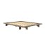 JAPAN BED natural pine (posteľ z borovice) - Farba: karup natural, rozmer: 90*200 cm