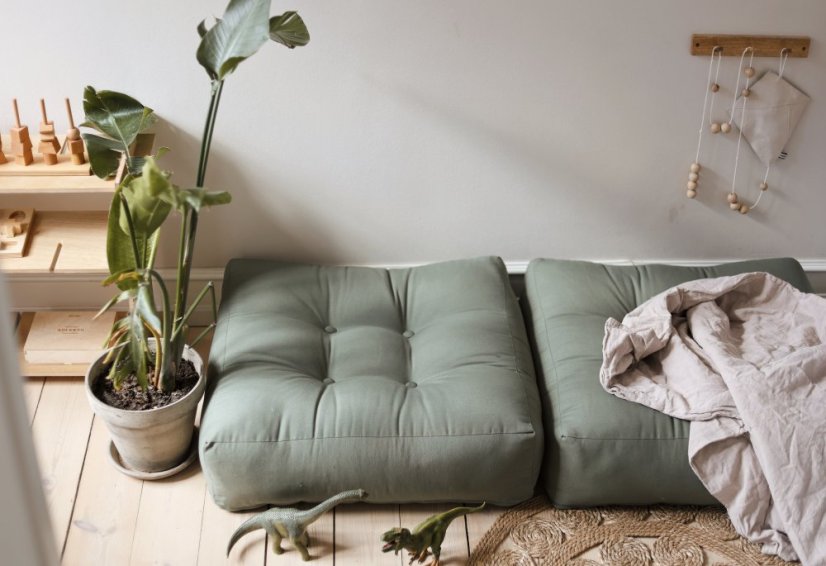 sofa MORE POUF (futónové kreslo) - rozmer: 70*70 cm, farba futonu: natural 701