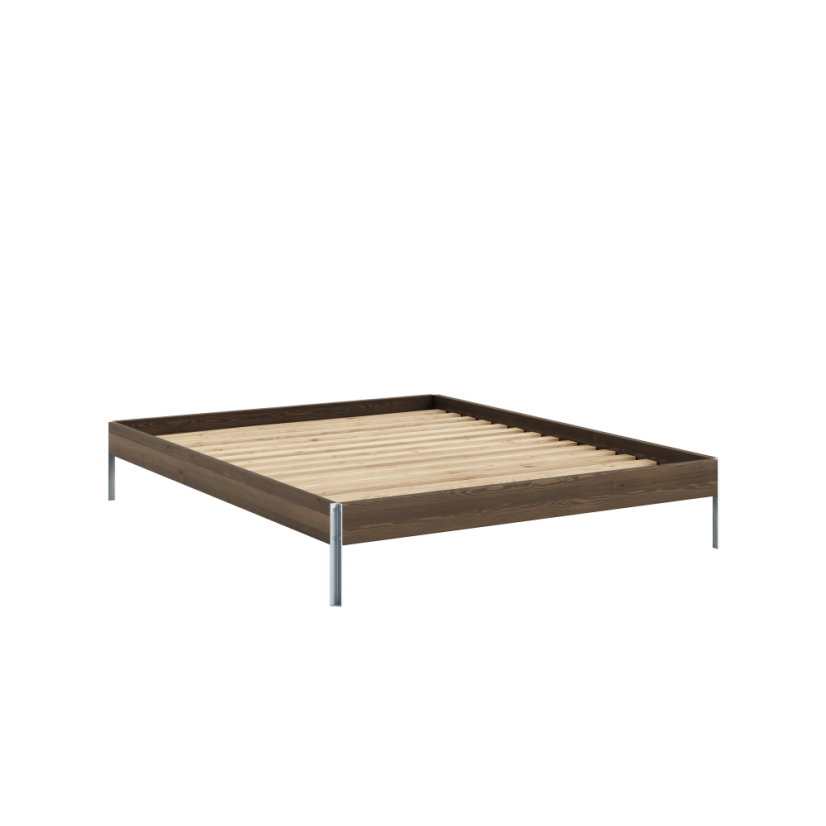 CORE BED natural pine (posteľ z borovice) - rozmer: 140*200 cm, farba: karup natural