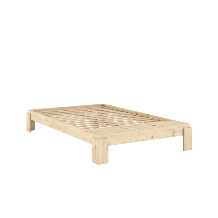 LAYERS BED BENCH natural pine (posteľ z borovice) - rozmer: 140*200 cm, farba: karup natural